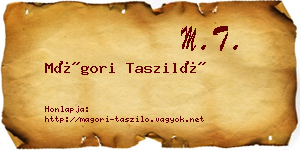Mágori Tasziló névjegykártya